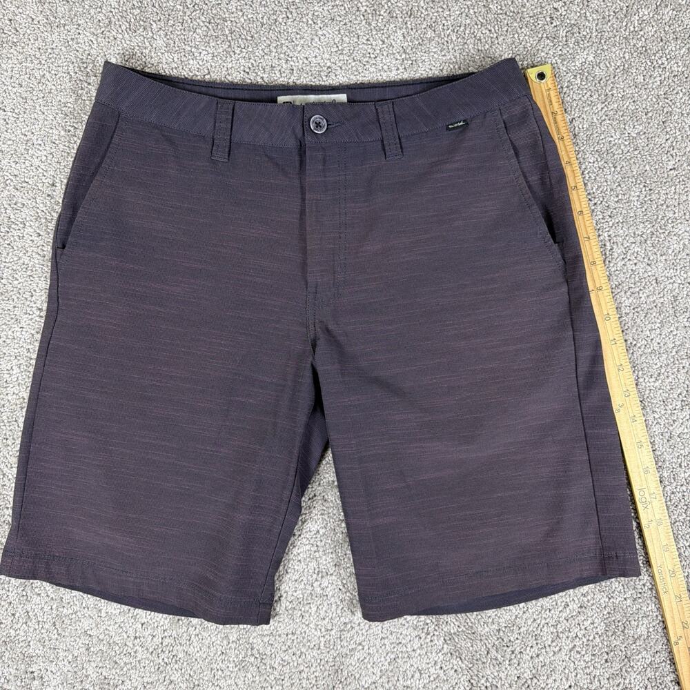 Travis Mathew Shorts Mens 32 Dark Purple 9" Lightweight Performance Golf Chino - Picture 6 of 9